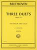 Beethoven: Three Duets for Violin and Cello / International Music Company / Chamber Music Part Set Duo