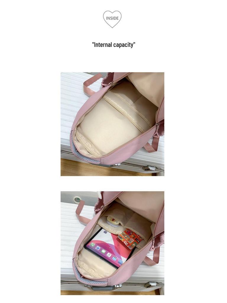 Trendiger vielseitiger Rucksack im koreanischen Stil für Studenten und Reisen - Großes Fassungsvermögen, lässig, Unisex-Design