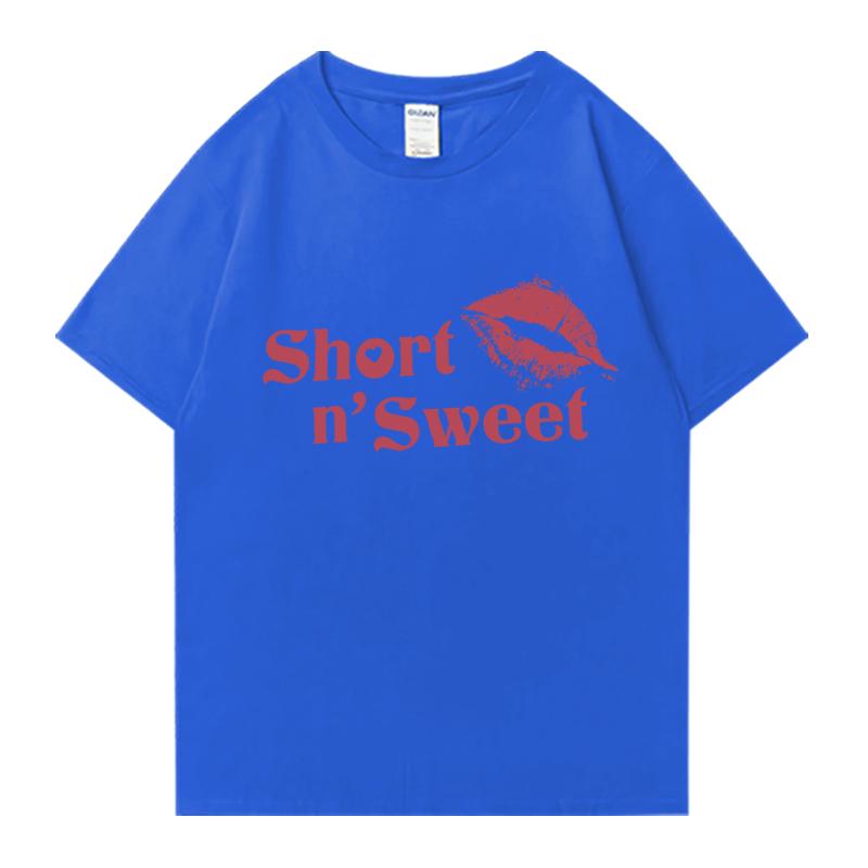 New in Sabrina Carpenter Sweet Fashion Yk TShirt Unisex Women Oversized Cute Short Sleeve T Shirts Unisex Cotton Clothing