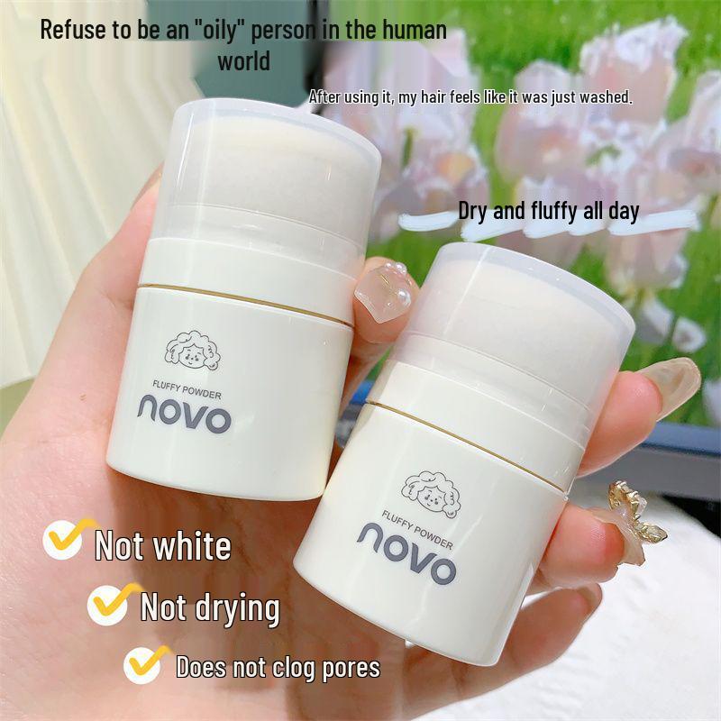 NOVO Fluffy Pink Hair Powder for Easy, No-Wash Volume and Bangs Styling. 8g