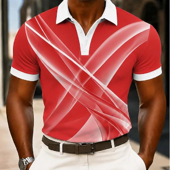 Men's Short-Sleeve Summer Casual Polo Shirt New Men's Shirt
