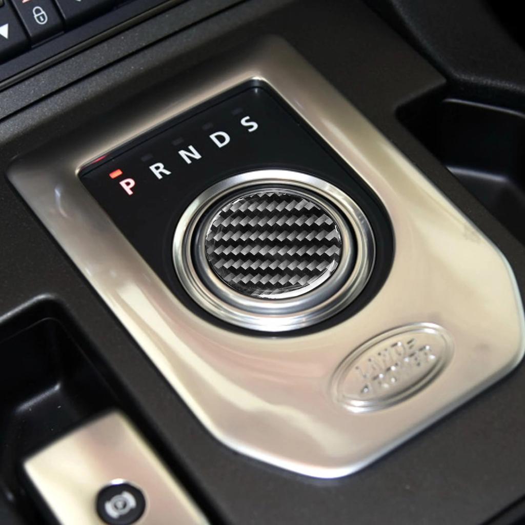 for Land Rover Discovery 4 2010-2016 Car Gear Shift Knob Stickers Carbon Fiber Decor Cover Trim Decal Car Interior Accessories