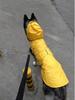 Reflective Large Breed Dog Rain Poncho - Waterproof & Windproof Hooded Raincoat