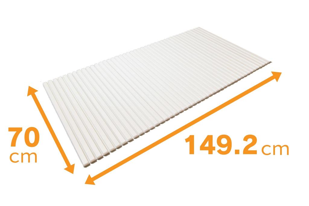 Topre Corporation Antibacterial and Antifungal Bathtub 70 X 149 White Shutter-Style Lid, Cm, M15,