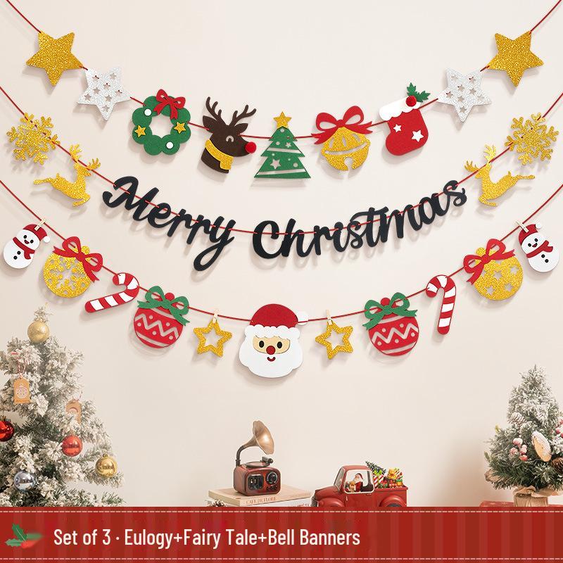 Christmas Tree Ornaments: Festive Banners, Lights & Hanging Decorations