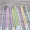 New Birthday Candle Happy Encounter A3 Slender Colored Crystal Spiral 12 Boxed Party Candles