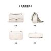 Xiaoxiangfeng Camellia Head Layer High Goatskin Leather Rhombus Women's Bag Premium Texture Chain Bag Shoulder Messenger Bag