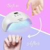 2025 UV LED Nagellampa Professionell Nageltorkare X7 För Gellack LED-lampa För Gelnaglar 3 Tidsinställningar Vit (wh