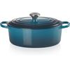 Жаровня Le Creuset Signature овальная 29 см глубокая тиловая 4,7 л (21178296422430)