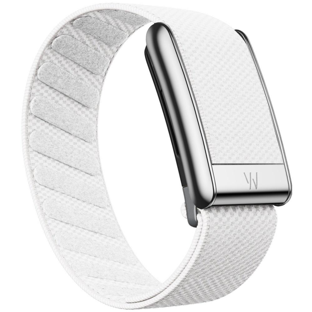 Suitable for Whoop 5.0 Mg Wristband Strap W Leather Nylon Woven Elastic Whoop Sports Replacement Strap Gold Silver Metal