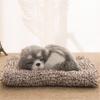 Kawaii Dog Ornaments Cute Lying On Mat Dogs Figurines Home Decor Modern Office Living Room Desk Decoration Crafts Accessories