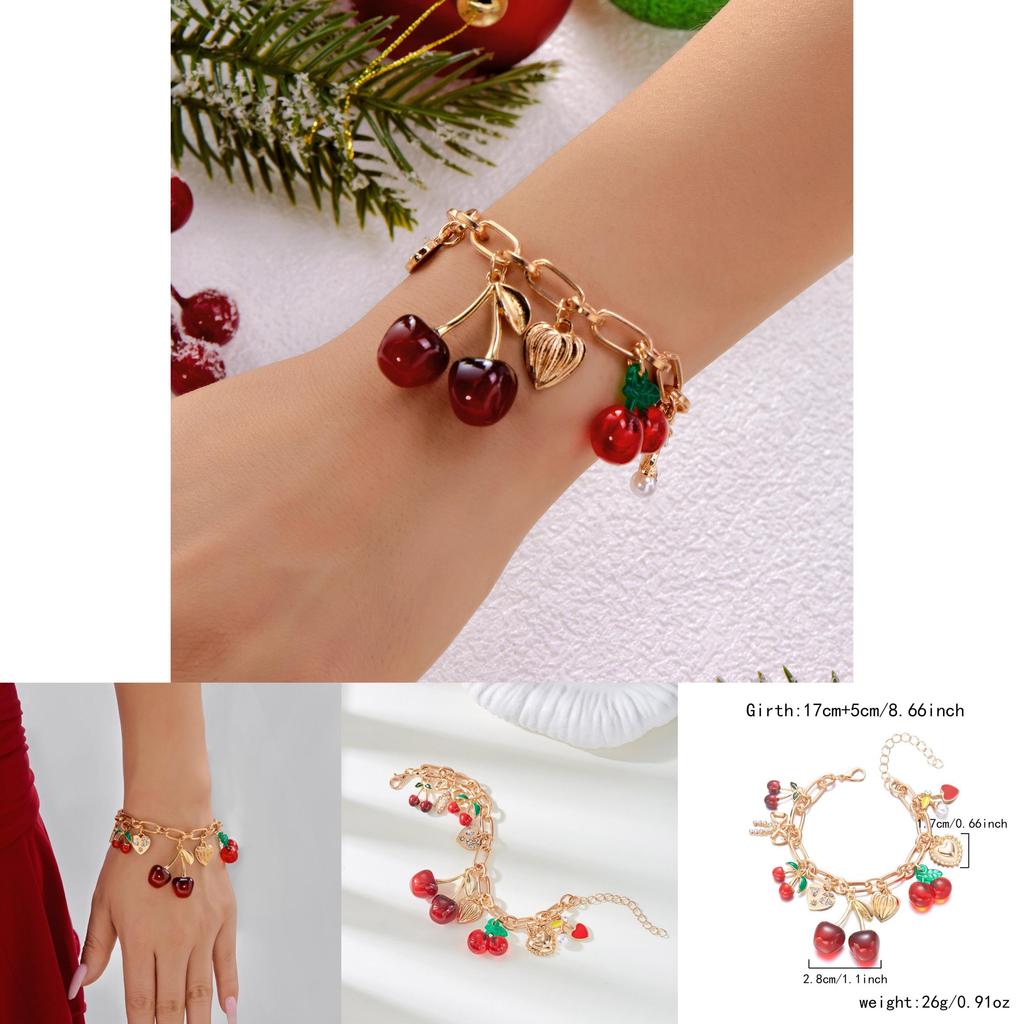 Cherry Blossom Alloy Jewelry With Butterfly Bow Pendant Accessory