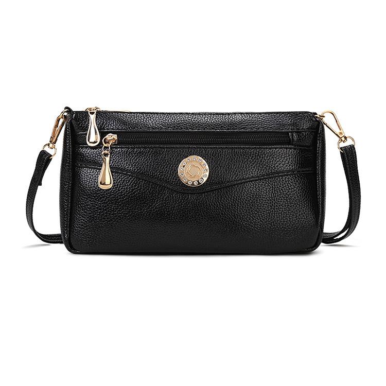 New Summer Women's Crossbody Bag Wide Bottom Underarm Fashion Bag Large Capacity Mobile Phone Change Bag