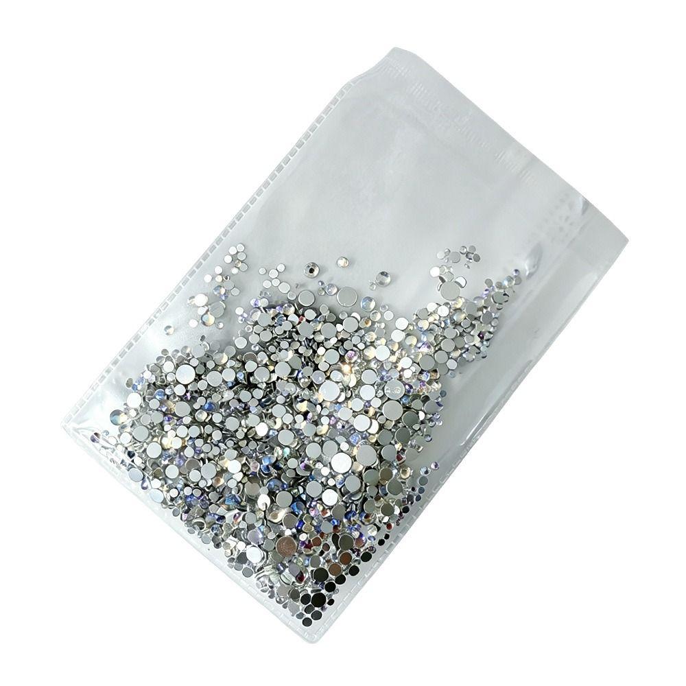 1440Pcs Flat Back Nail Gems Glass Nail Diamonds New Nail Rhinestones DIY Craft