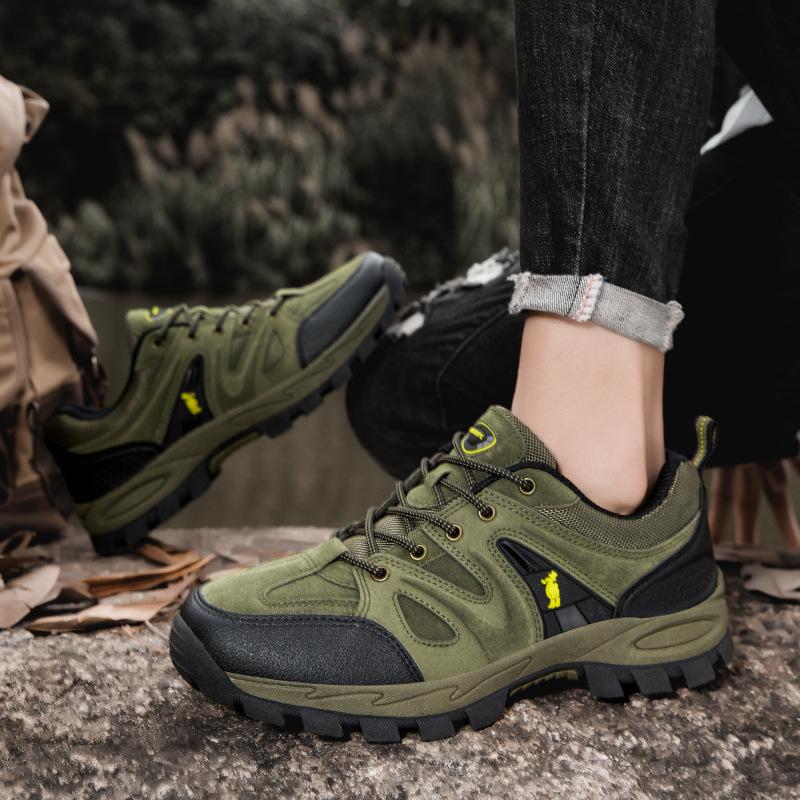 2025 New Paul Hiking Shoes Men's Outdoor Waterproof Hiking Hiking Off-road Charging Sports Camping Shoes Men