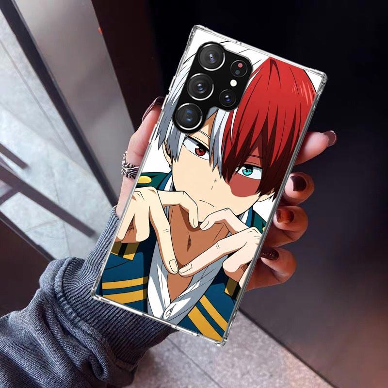 Todoroki Shoto MHA My Hero Handyhülle Für Samsung Galaxy S26 S25 Edge S24 S23 Ultra S22 Plus S21 S20 FE Weiche TPU Rückseite Hülle