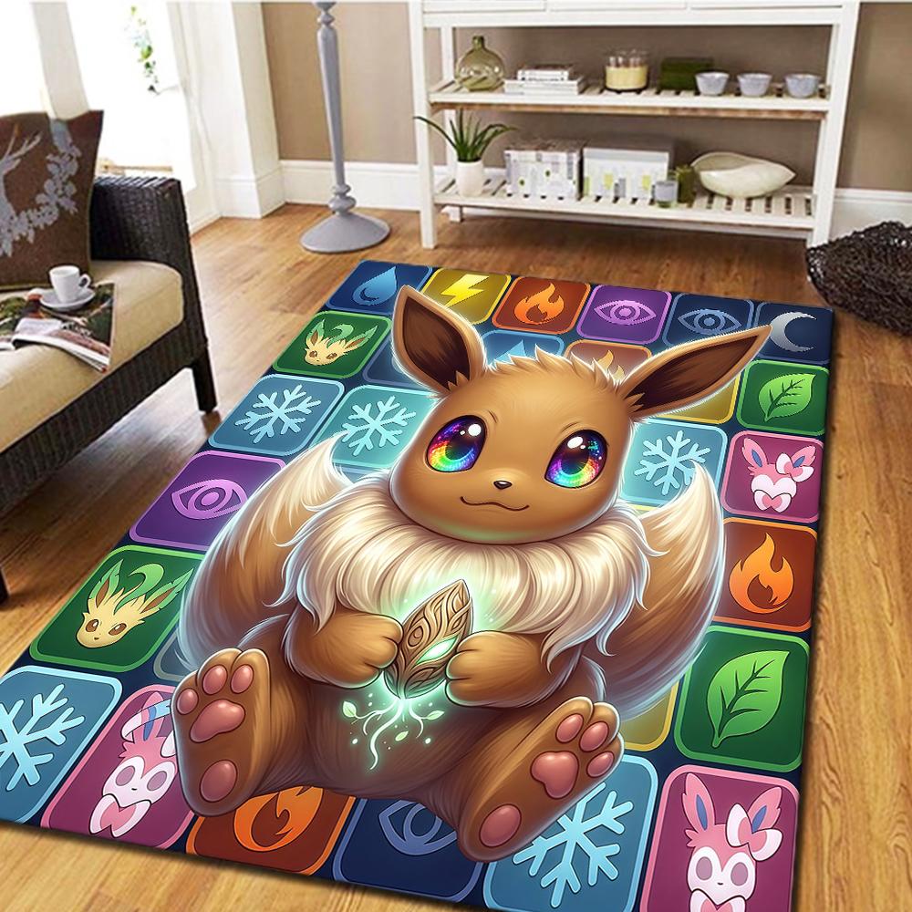 

Cute Pokémon Floor Carpet, Cool Movie Themed Mat, Digital Printed Rug for Home Bedroom Decor, Play Mat -HYQ2 60x90cm