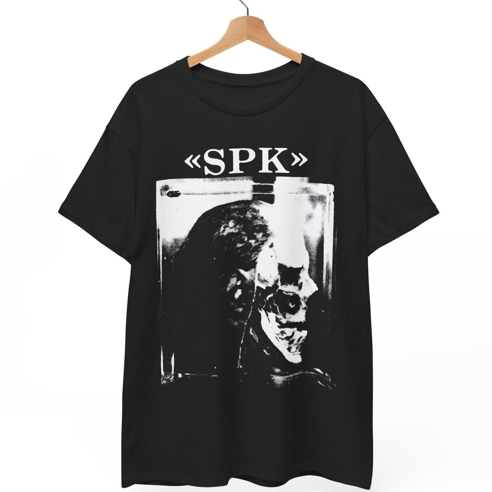 SPK T-Shirt - Information Overload Unit Industrial Tee - Noise Music Graphic Shirt - Unisex S to 5XL L