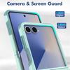 Luxury Military Shockproof Armour Phone Case for Samsung Galaxy Z Flip 7 6 5 zflip 4 5G Double Bumper Hybrid Protective Cover