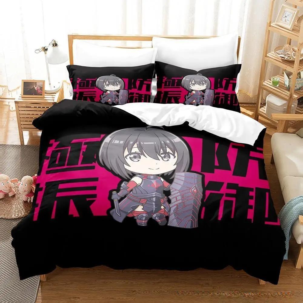 Anime BOFURI I Don’t Want To Get Hurt, So I’ll Max Out My Defense Bedding Set Single Twin Full Queen King Size Bed Set Adult Kid