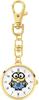 Fieldwork Minions Bob Analog Watch with Japanese Hook for Easy Keychain Bag Normal Movement, Attachment, Watch, Charm, KC, MIN003-1, Women's