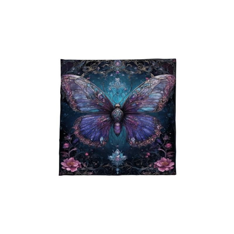 Butterfly Flower Tarots Tablecloth Divinations Card Table Cloth Tapestry Astrology Witchcrafts Deck Cloth Decoration