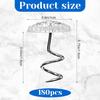 180 pcs Upholstery Tacks Headliner P Clear Heads Twist Pin 0.5 Inches Bed Skirt P No-Slip Fabric Holders for Upholstery Furniture Slipcovers