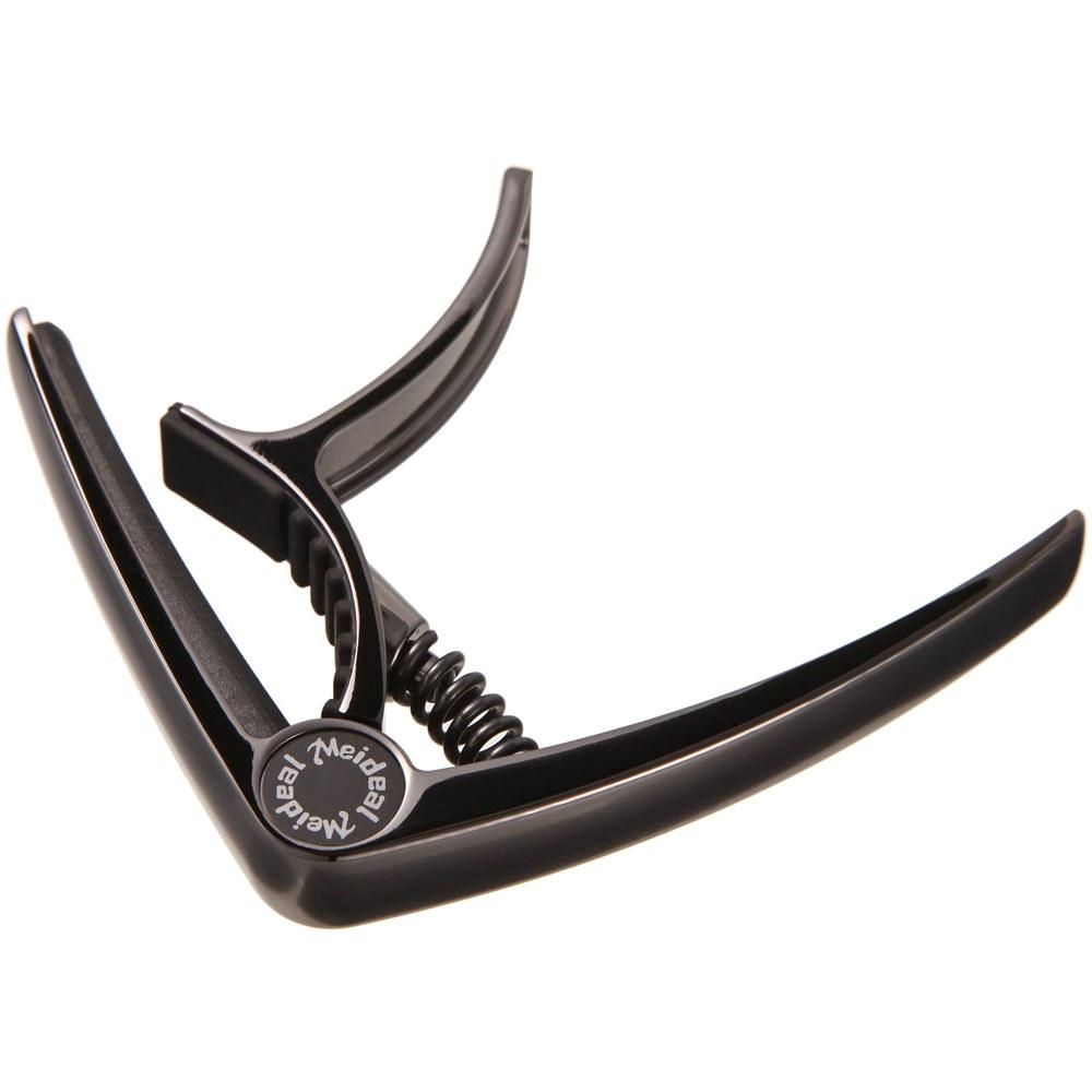 Phoenix Guitar Capo 3-Piece Set Care Fiber Cloth Safe Secure Folk Electric Acoustic Black