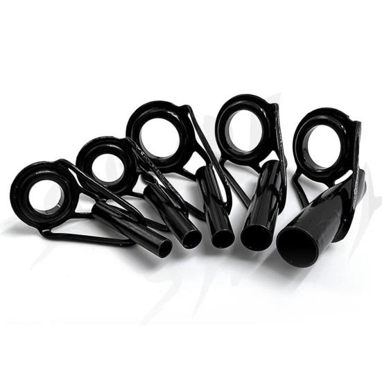 35Pcs/Box Fishing Rod Guide Ring Assorted Sizes Stainless Steel Ceramic Eyelet Swivel Replacement Saltwater Fishing Pole Tip Repair Accessories