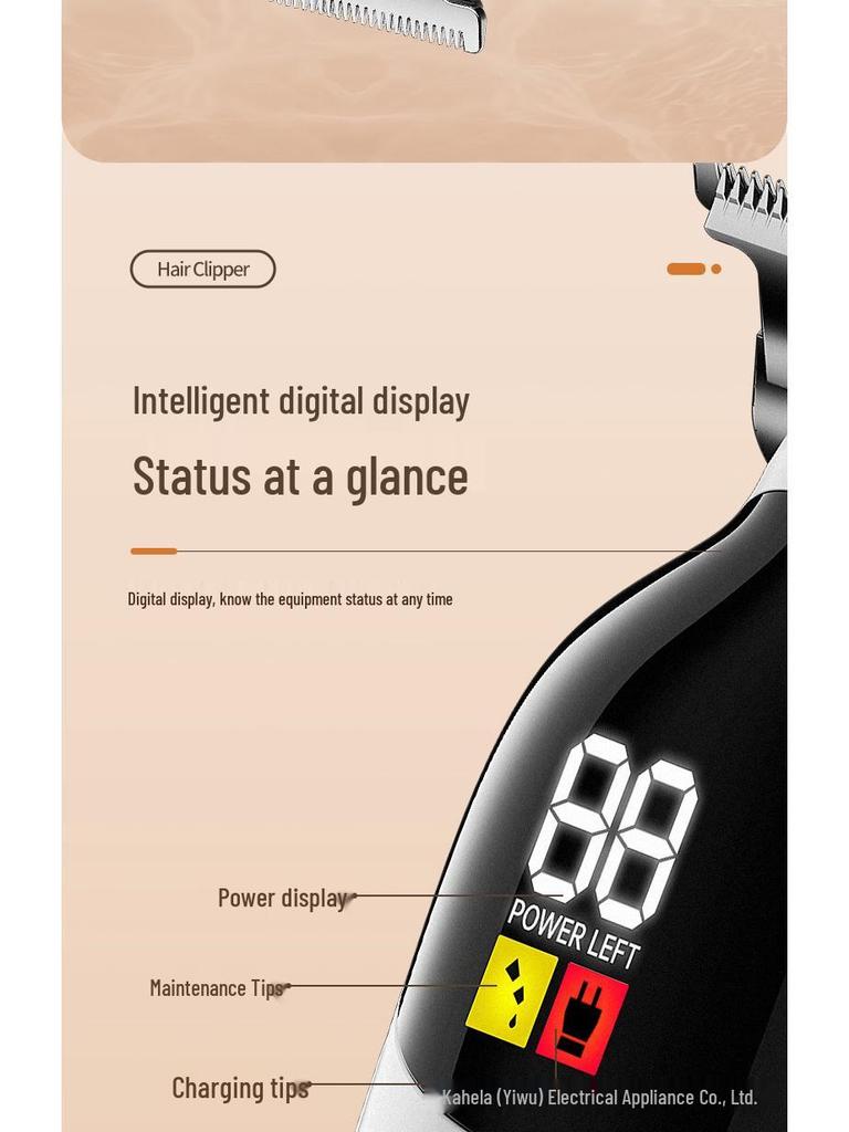 Pro Home Electric Hair Trimmer: Barber-Grade Clipper & Shaver