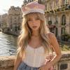 Stripe Sailor Hat Summer Stage Performance Hat Fashion Cosplay Hat  for Women