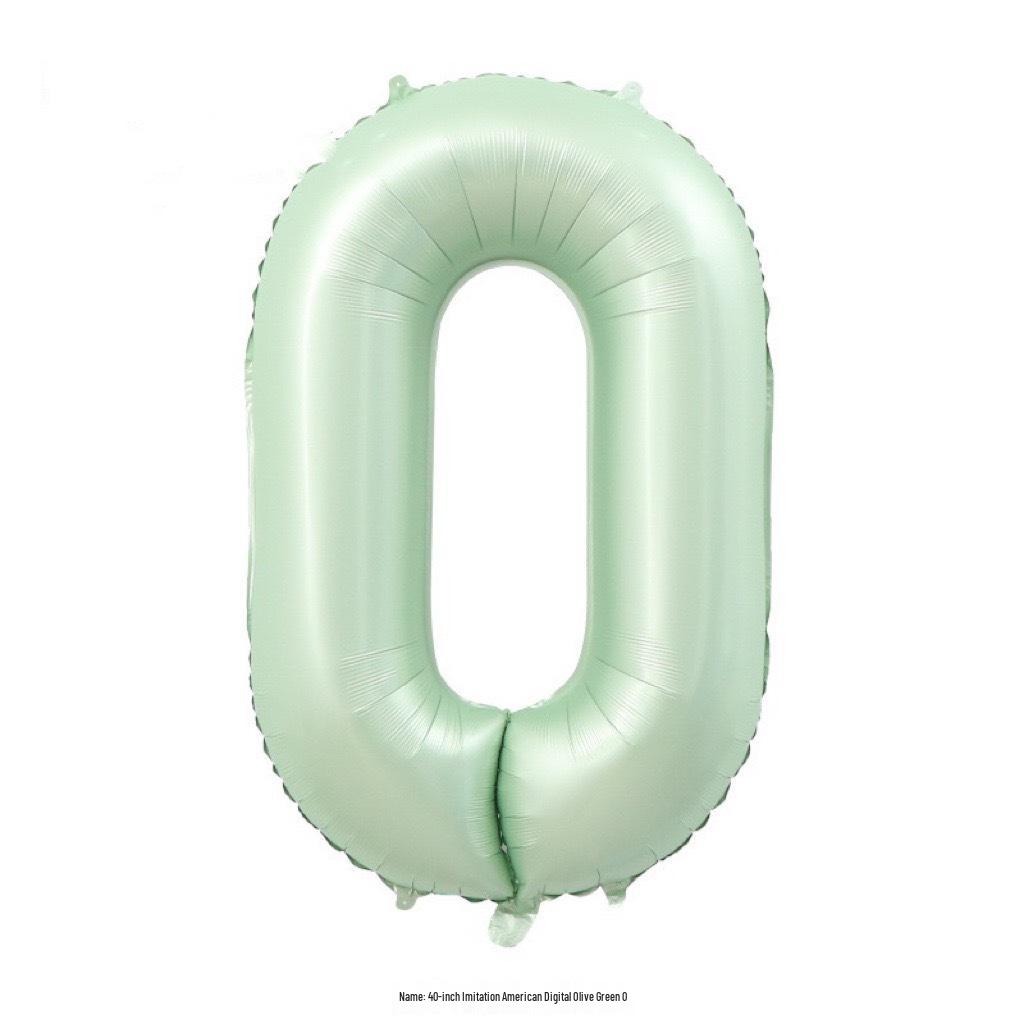 40-Inch Cream Number Balloon for Kids' First Birthday Party Decoration