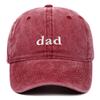 Washed Cotton Couple Cap dad mom Embroidery Sunscreen Hats Vintage Baseball Cap  For Man Women