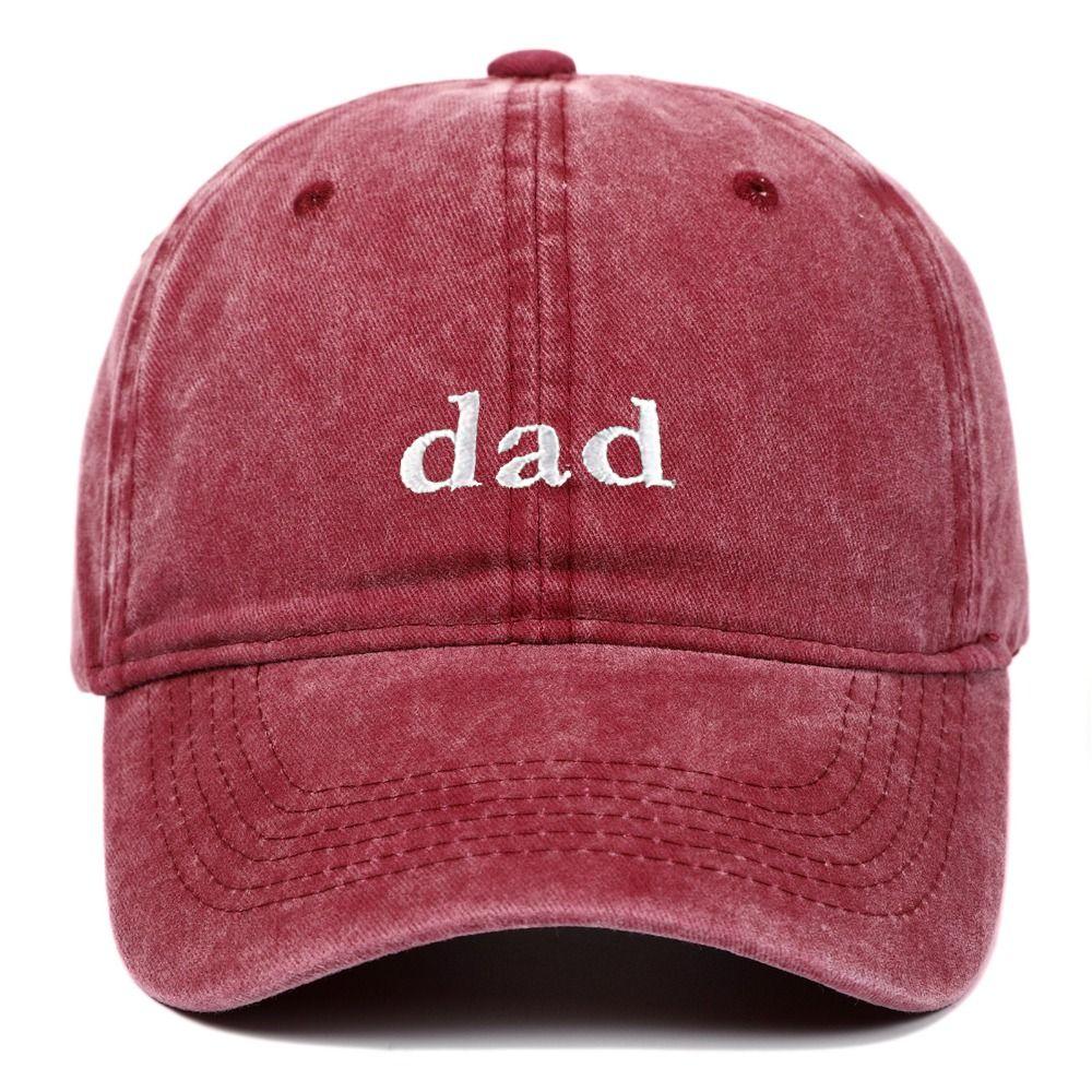 Washed Cotton Couple Cap dad mom Embroidery Sunscreen Hats Vintage Baseball Cap For Man Women