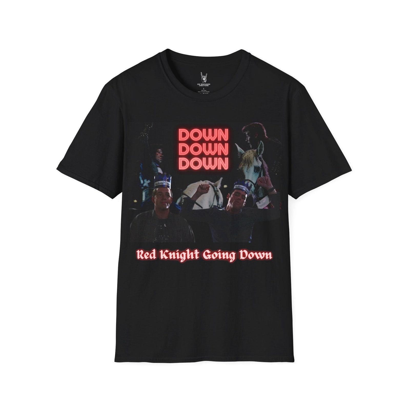 Cable Guy Red Knight T-Shirt - 90s Movie Tee L