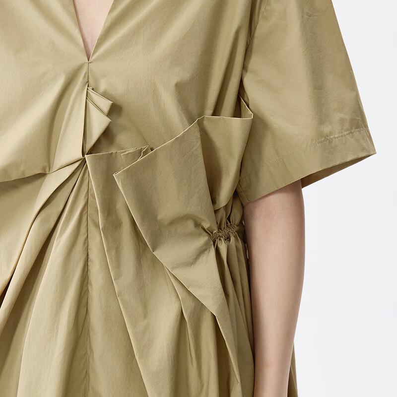 JNBY 2025 Summer Loose Short Sleeve Dress