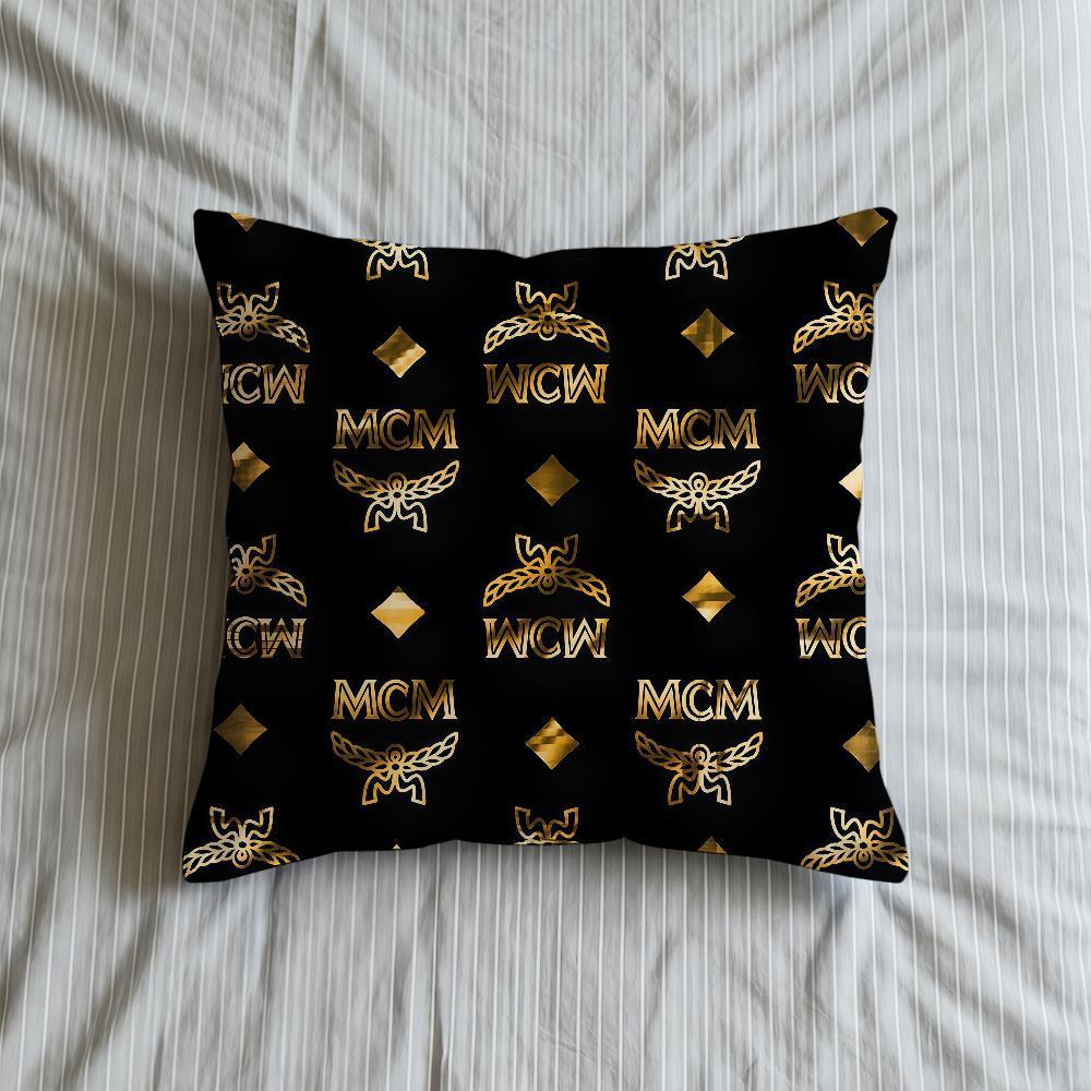 Cushion Cover Soft Case Cool Sofa Logo Living Room Home M-M-M-mCMS-ES Comfortable Fashion Office Decor Protective Pillow