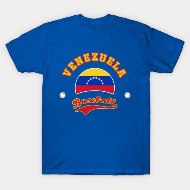 Venezuela Baseball Team T-Shirt, Unisex Tshirt L