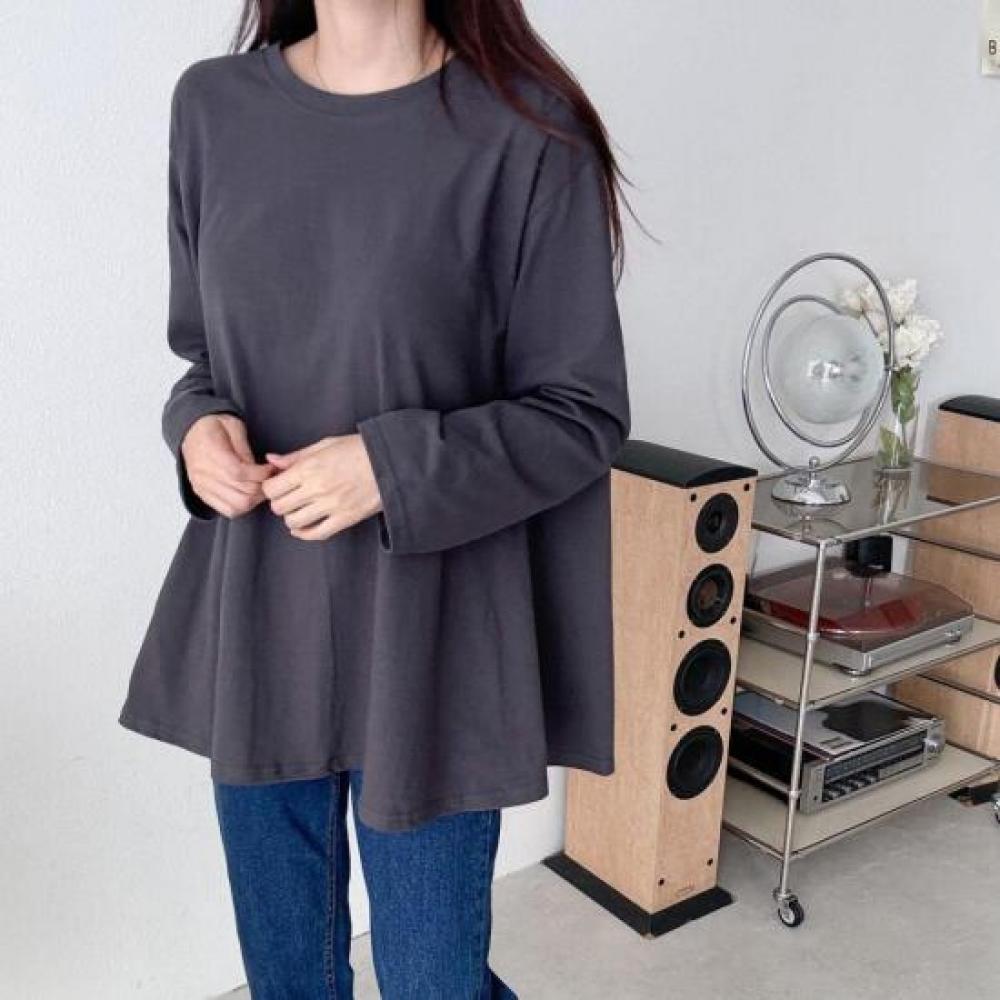 New Arrivals Open Run Women Layered AuTumn STreeT Long Sleeve T shirT