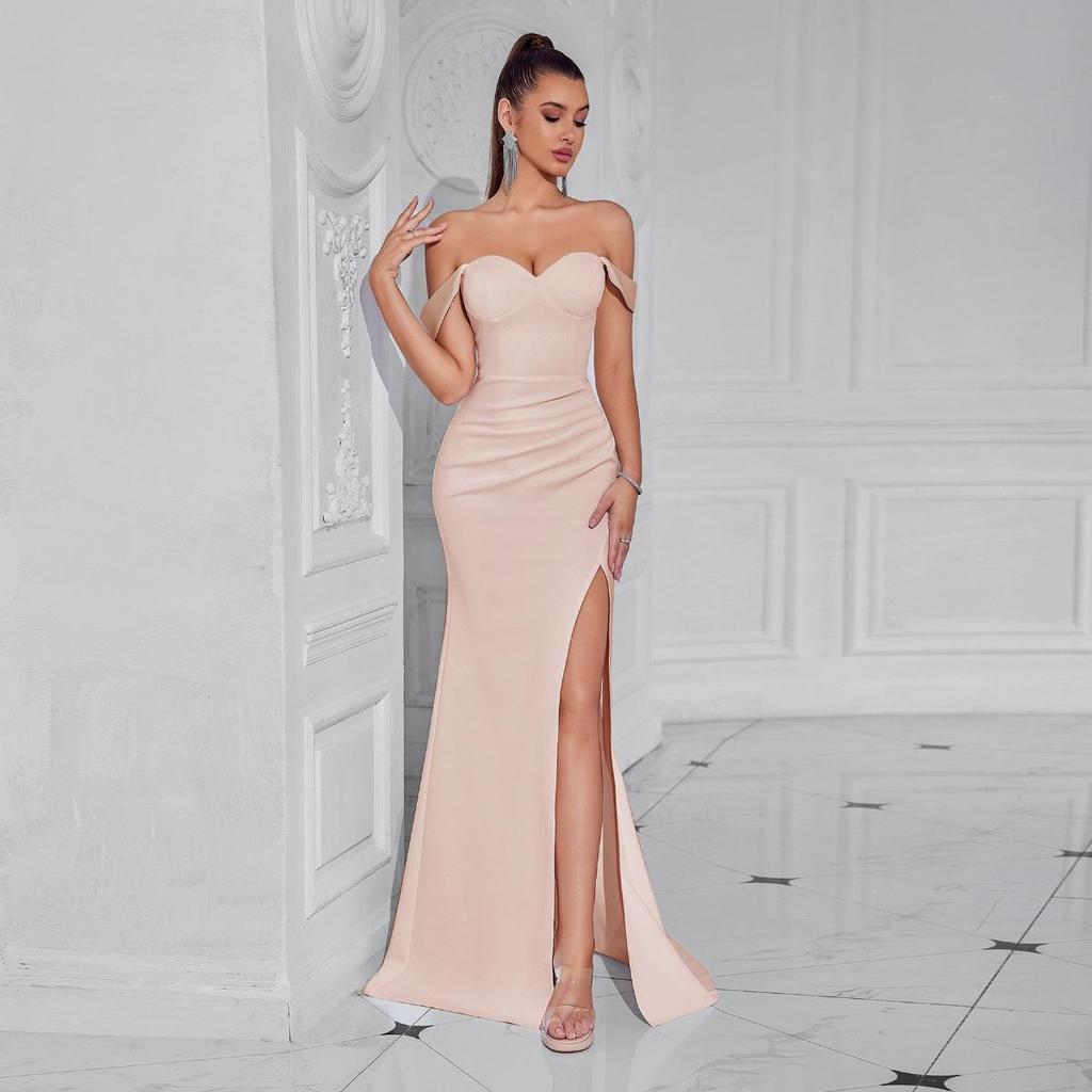 Women's Elegant Slimming High-Slit Evening Dress