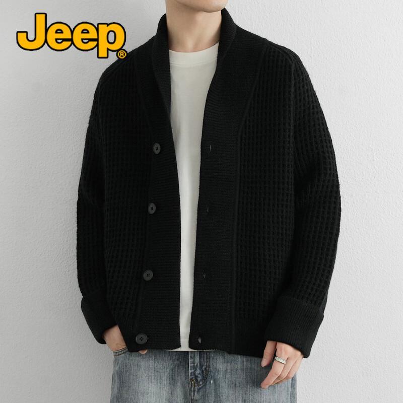 JEEP Men's Casual Knit Cardigan Sweater