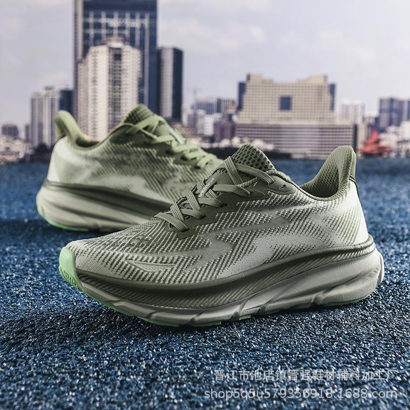 Breathable Jaka Professional Marathon Racing Running Shoes Lightweight Soft Sole Shock Absorber Outdoor Leisure Sports Tide Shoes