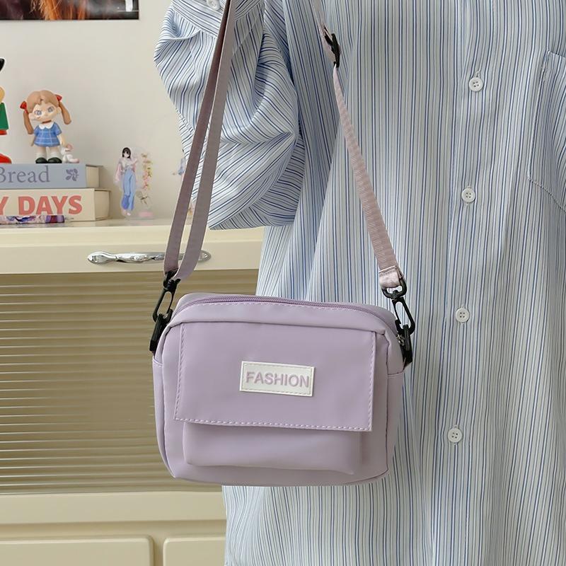 New bag casual simple personalized student messenger bag fashionable shoulder bag casual small square bag