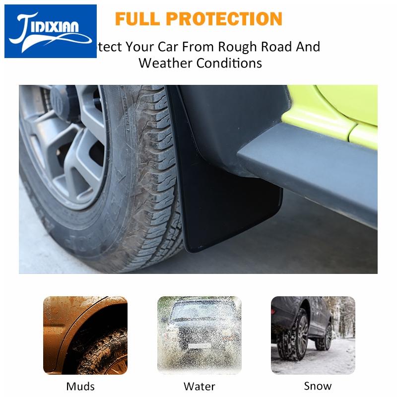 JIDIXIAN Car Mud Guards Protect Splash Flaps Fenders for Suzuki Jimny    2022 Exterior Mudguards