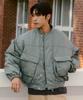 Dthirtyone Volume Padded Ma-1 Bomber Jacket (Olive)