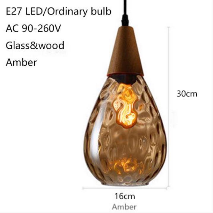 Modern Creative European Water Wave Glass Chandelier LED E27 Living Room Dining Room Kitchen Cafe Interior Lighting Fixture
