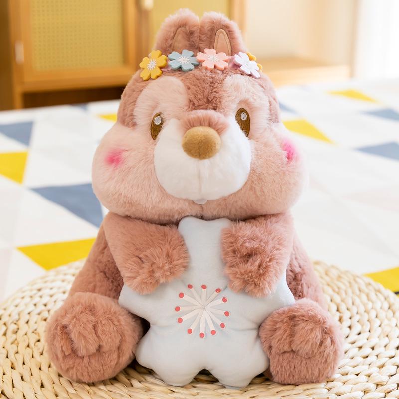 Cartoon Rabbit Plush Keychain Pendant - Cute Influencer Doll for Backpack or Car
