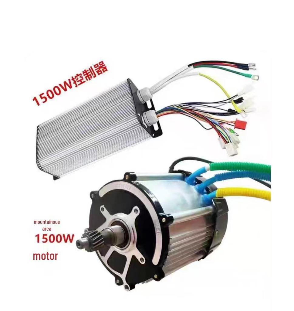 Hochgeschwindigkeits-Bürstenloser Differenzial-Elektrodreirad, 48V-60V, 1000W-1500W, für Bergregionen