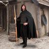 Medieval Wizard Cape Cloak: Grim Reaper Costume Cardigan for Halloween or Warrior Performance