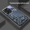Speckled Love For Xiaomi Redmi 13C Note13 12 Pro Plus 5G Note 9 13T Pro POCO X6 F5 F6 Black Tempered Glass Phone Case